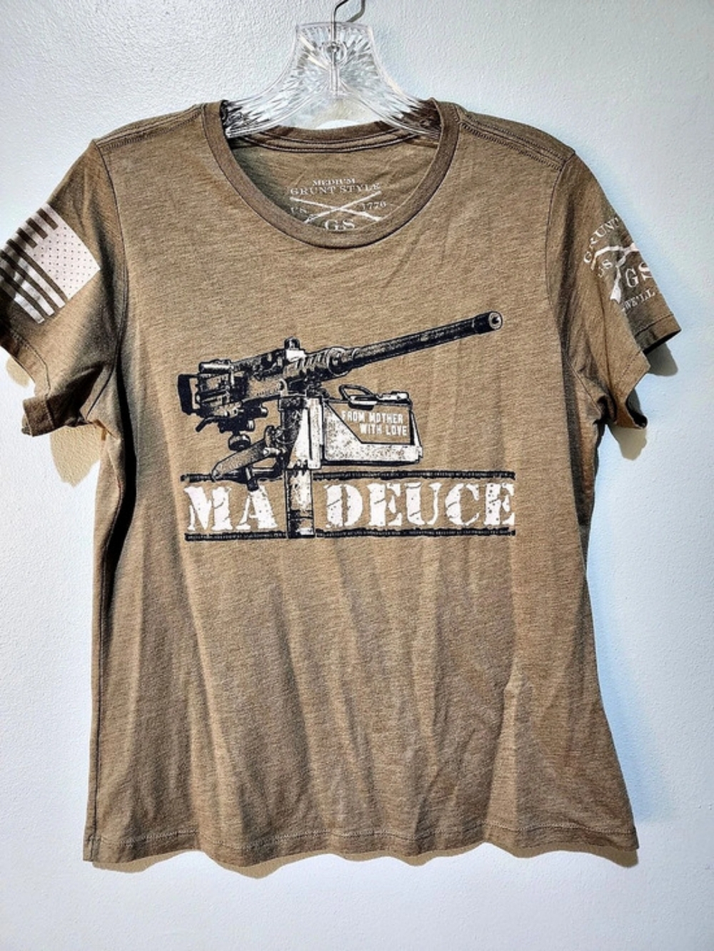 Grunt Style Ma Deuce Graphic Short Sleeve Tee Size Medium
